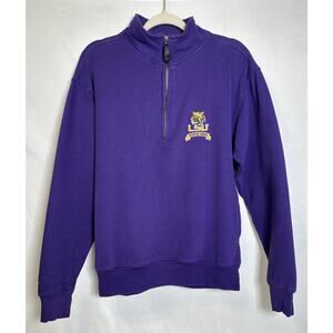 Vintage LSU Tigers Quarter Zip By PRESSBOX Size Medium